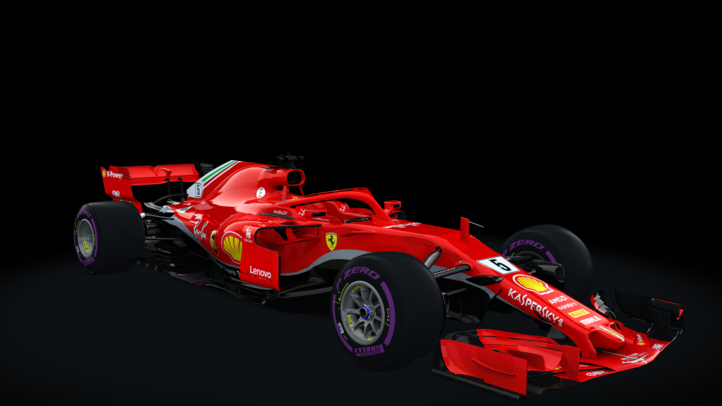 Ferrari SF71H, skin Vettel