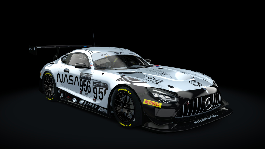 Mercedes-Benz AMG GT3 EVO 2020 Sprint, skin NASA #956