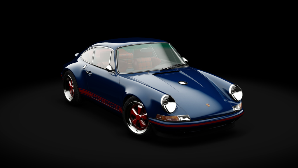 Porsche 911 4.0 by Singer, skin 044_blue2