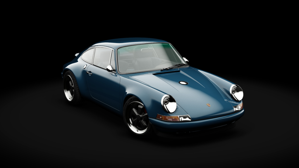 Porsche 911 4.0 by Singer, skin 046_blue
