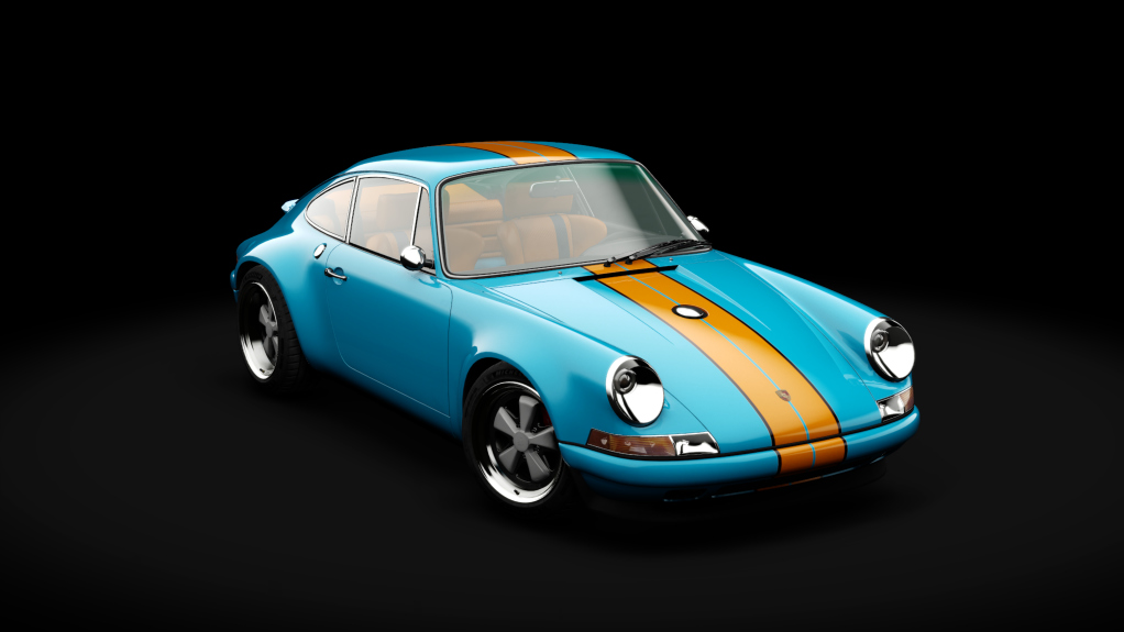 Porsche 911 4.0 by Singer, skin 048_light_blue2