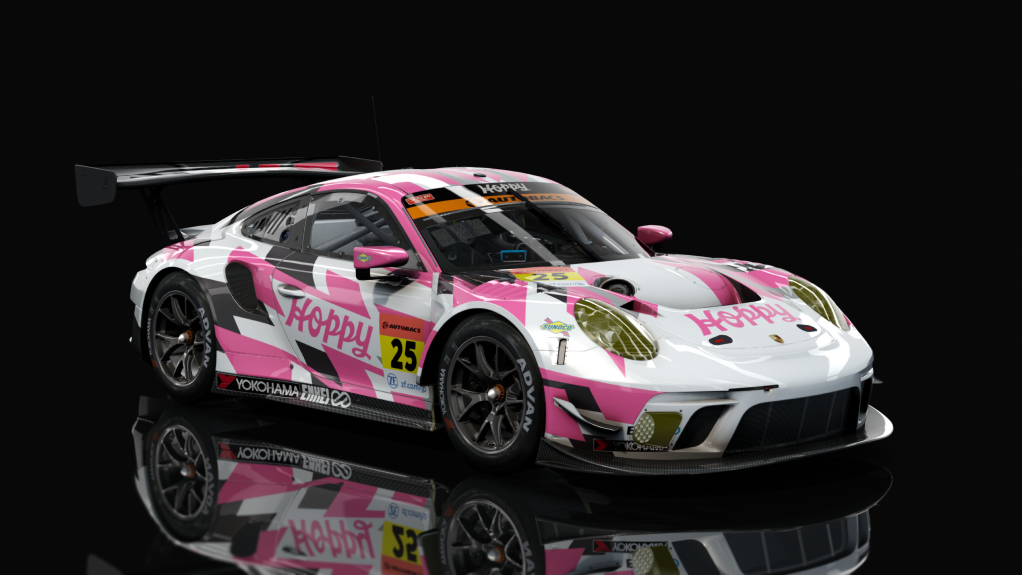 Porsche 911 GT3 R 2019 (991.2) Endurance, skin hoppy_team_tsuchiya_25_gt300_2020