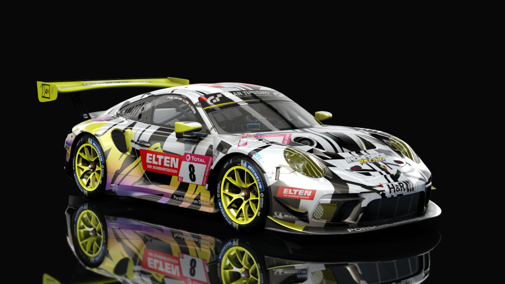 Porsche 911 GT3 R 2019 (991.2) Endurance, skin iron_force_racing_8_n24h_2019
