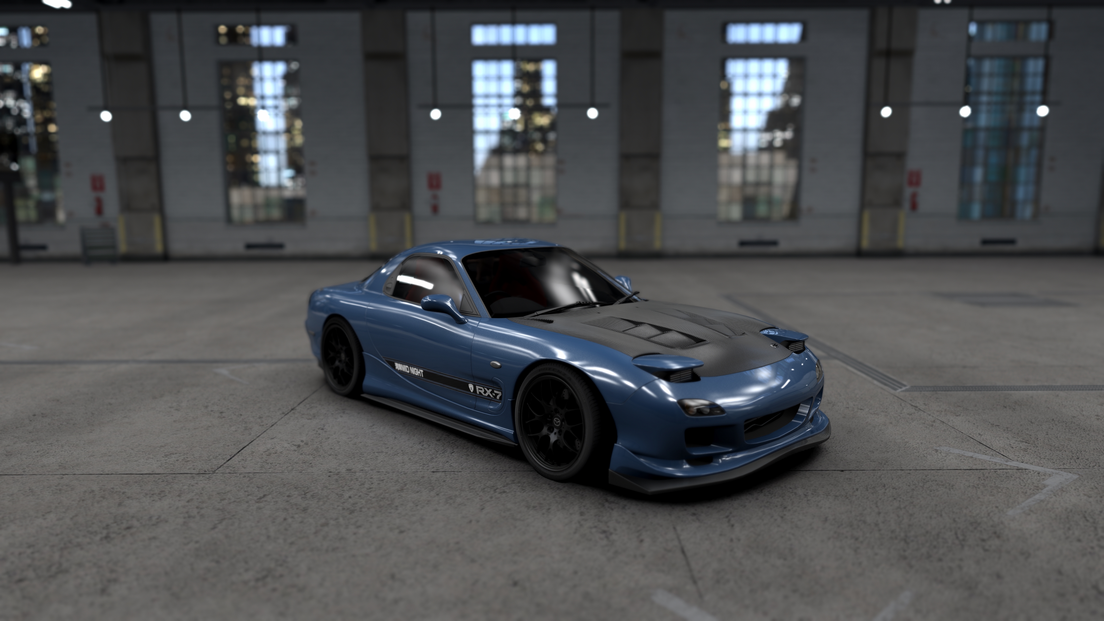 Mazda RX-7 Mau5tang Pack, skin blue_mica