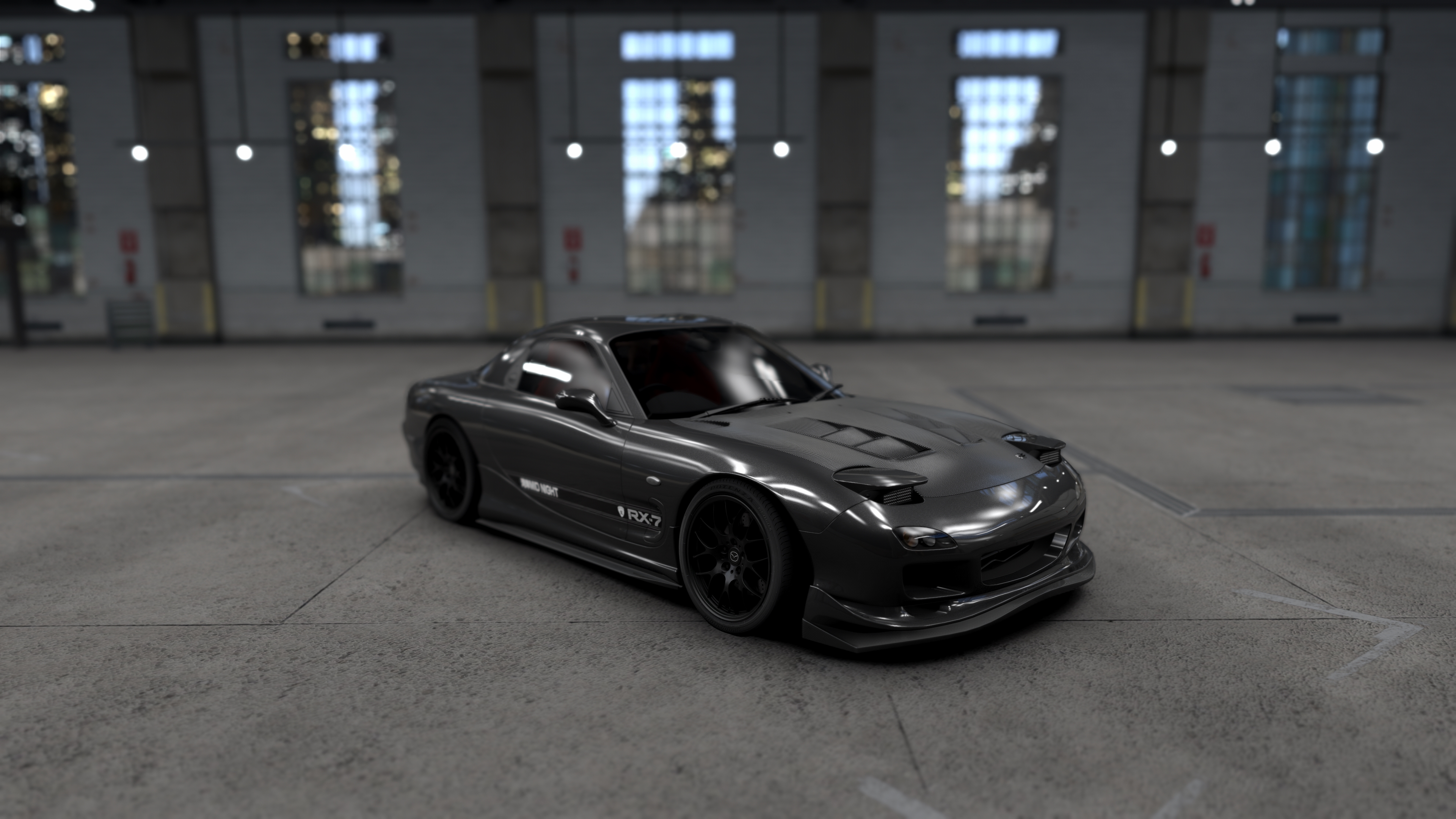 Mazda RX-7 Mau5tang Pack, skin brilliant_black