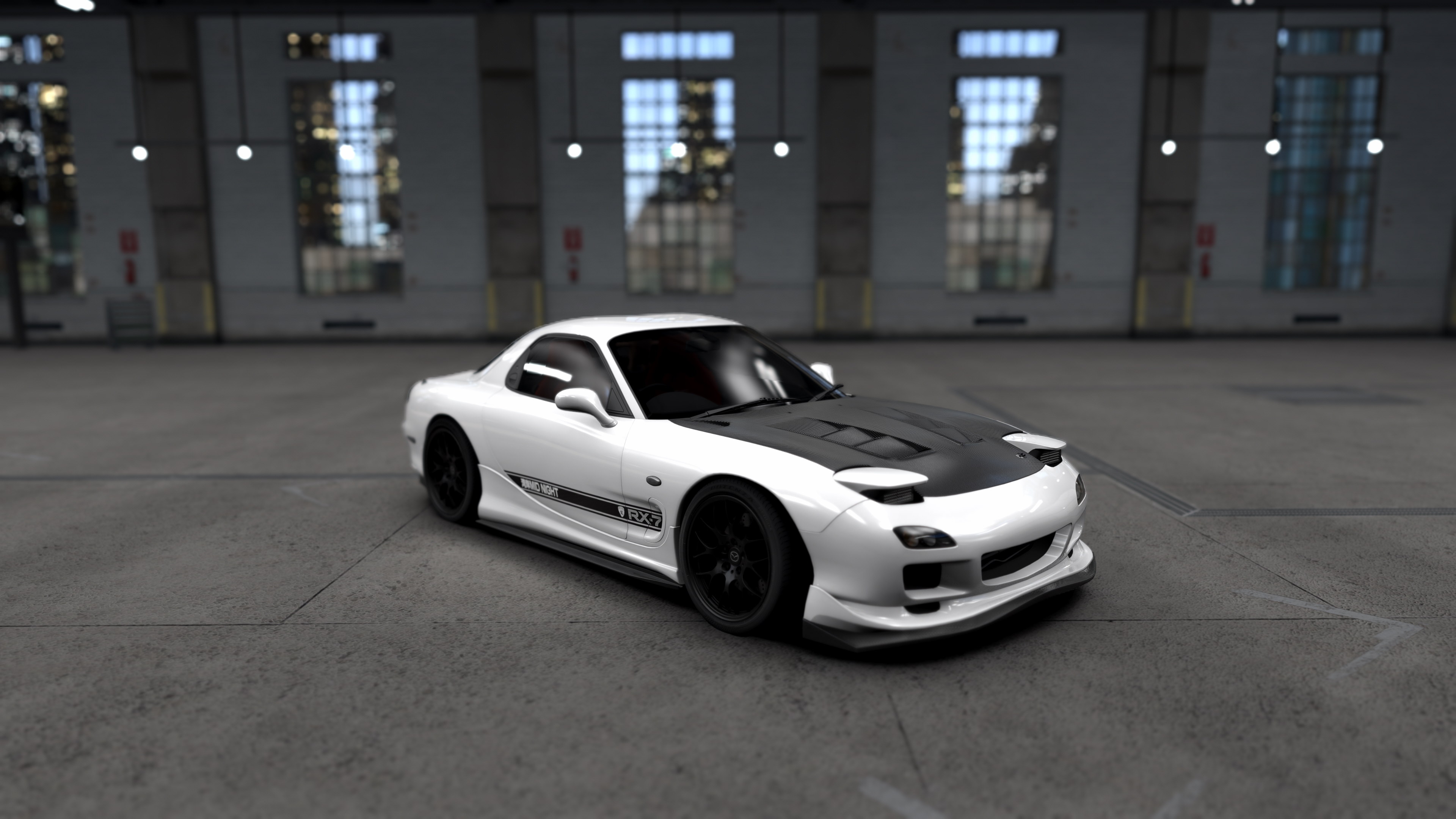 Mazda RX-7 Mau5tang Pack, skin white