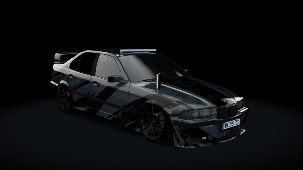 AlLDrift - BMW E36 325 TDS, skin Camo Gris.W