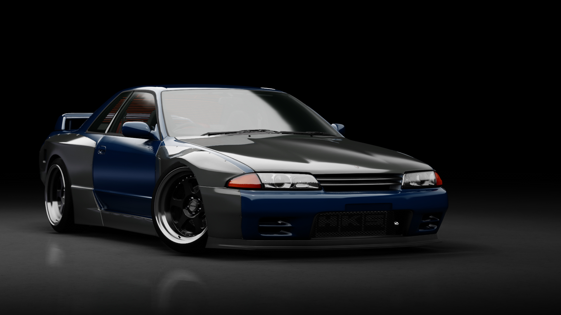 Nissan Skyline R32 Pandem RFTUNED event japan origin, skin Dark_Blue