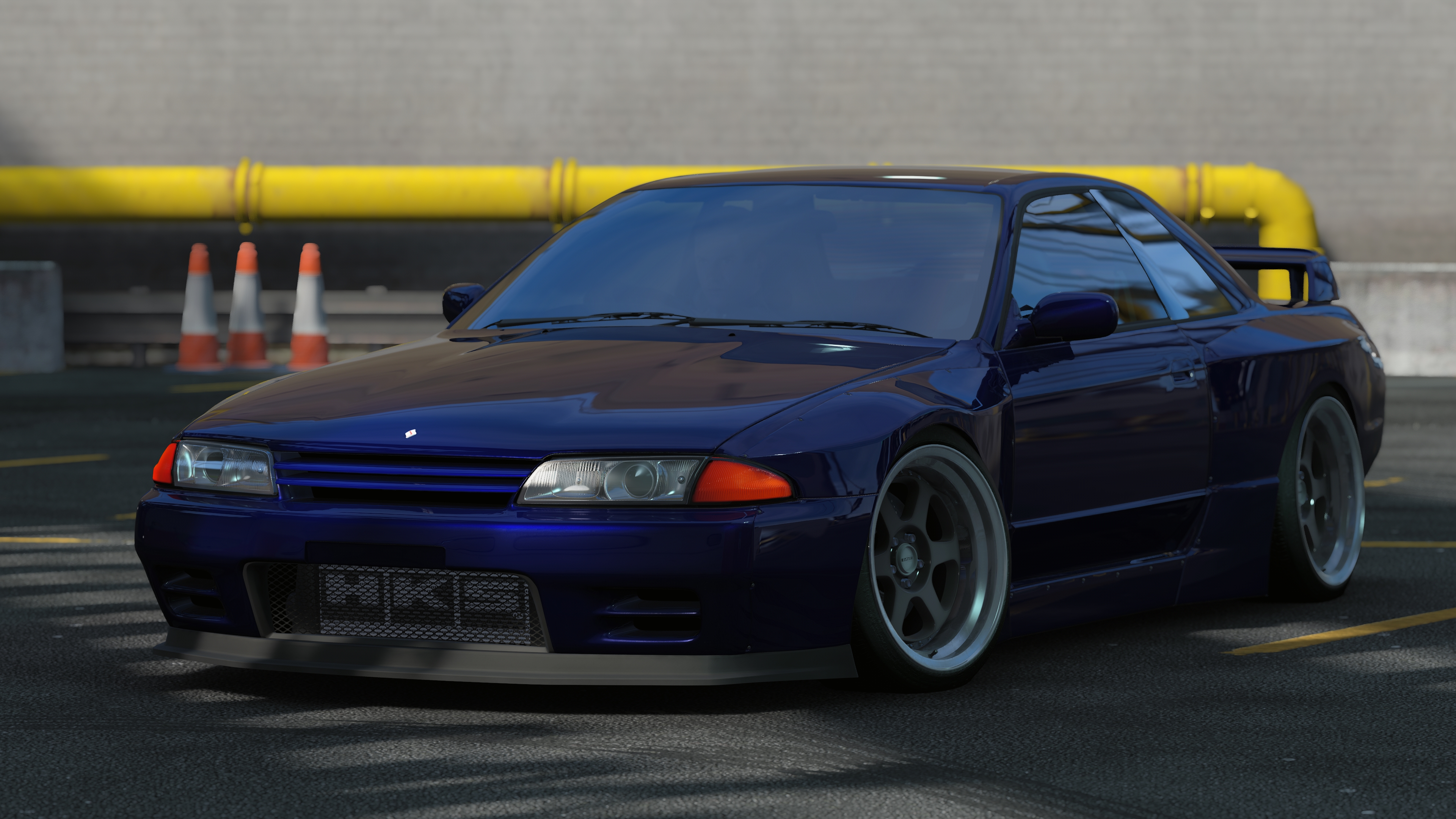 Nissan Skyline R32 Pandem RFTUNED event japan origin, skin envy_midnight_blue