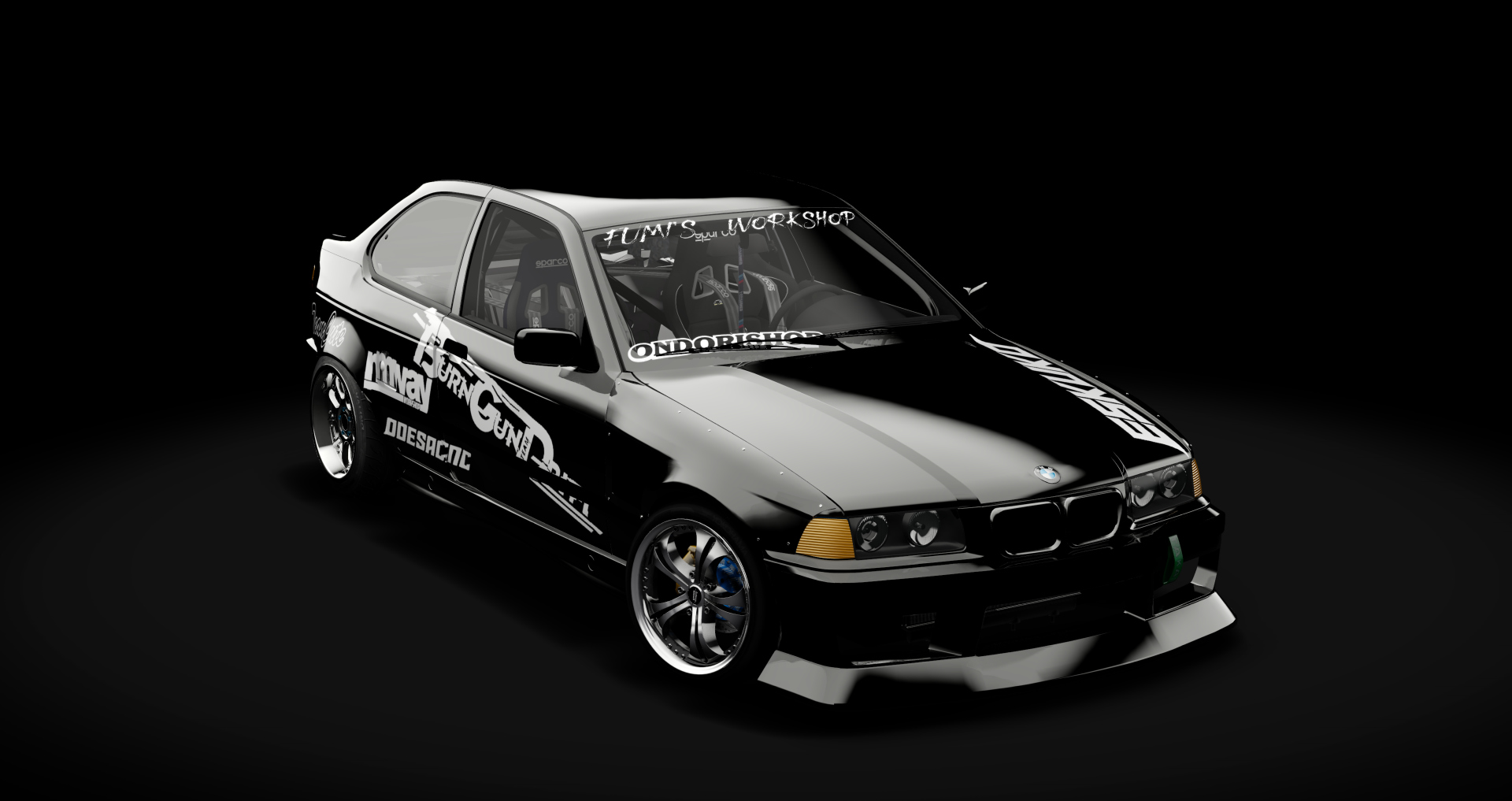 BMW E36 328i Compact BGDT FUMI, skin Nouveau dossier