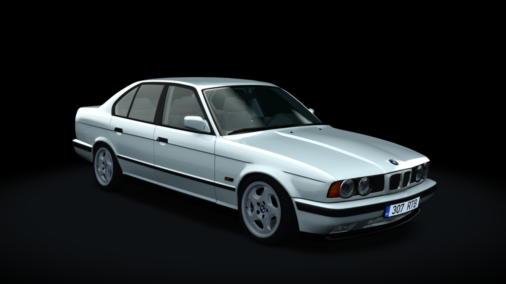 BMW E34 525TDS Drift, skin Alpine_White_b