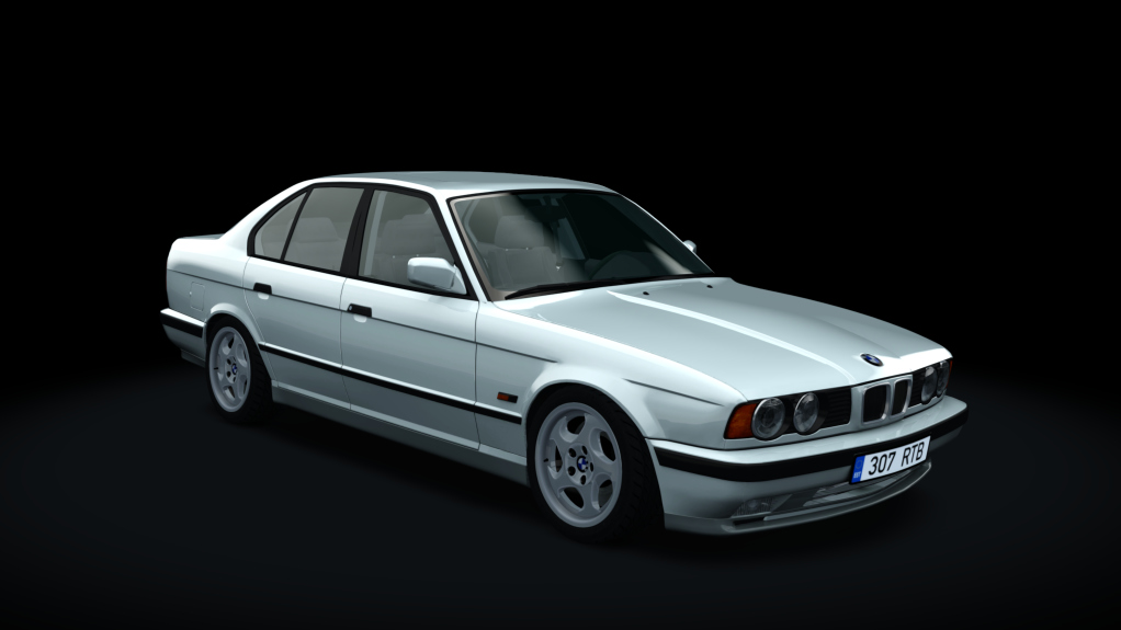 BMW E34 525TDS Drift, skin Alpine_White_c