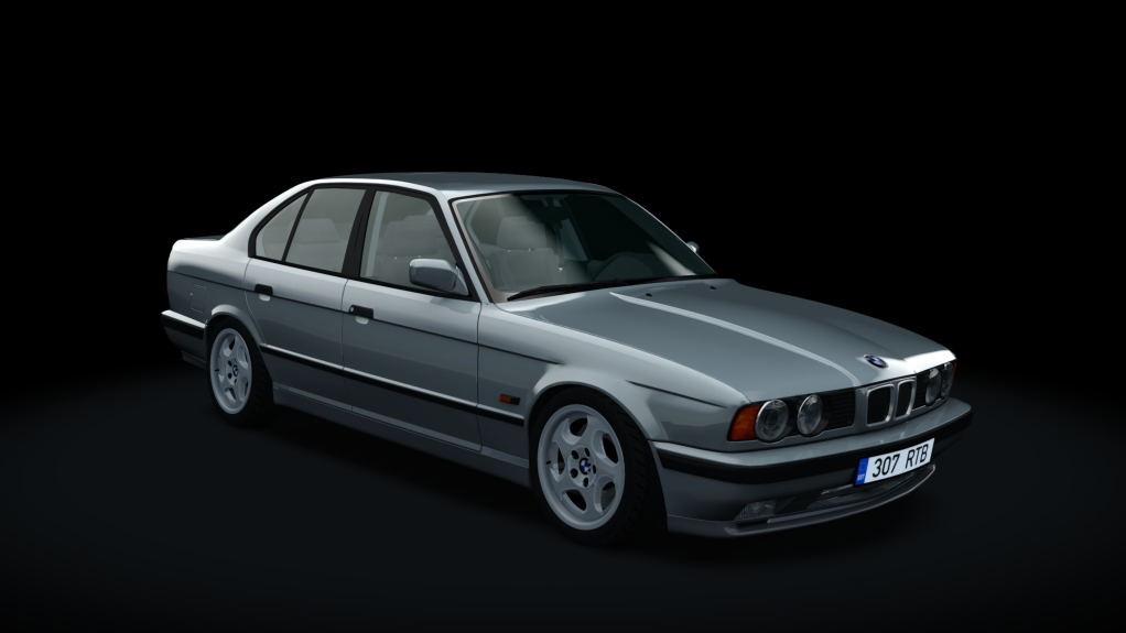 BMW E34 525TDS Drift, skin Arctic_Gray