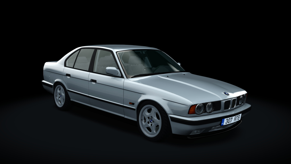 BMW E34 525TDS Drift, skin Arctic_Silver_b