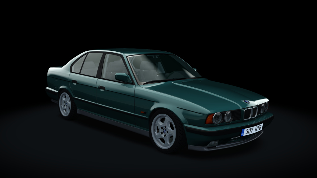 BMW E34 525TDS Drift, skin Ascot_Green