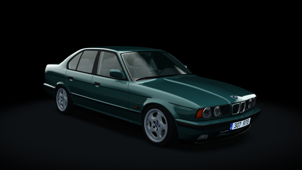 BMW E34 525TDS Drift, skin Ascot_Green_b