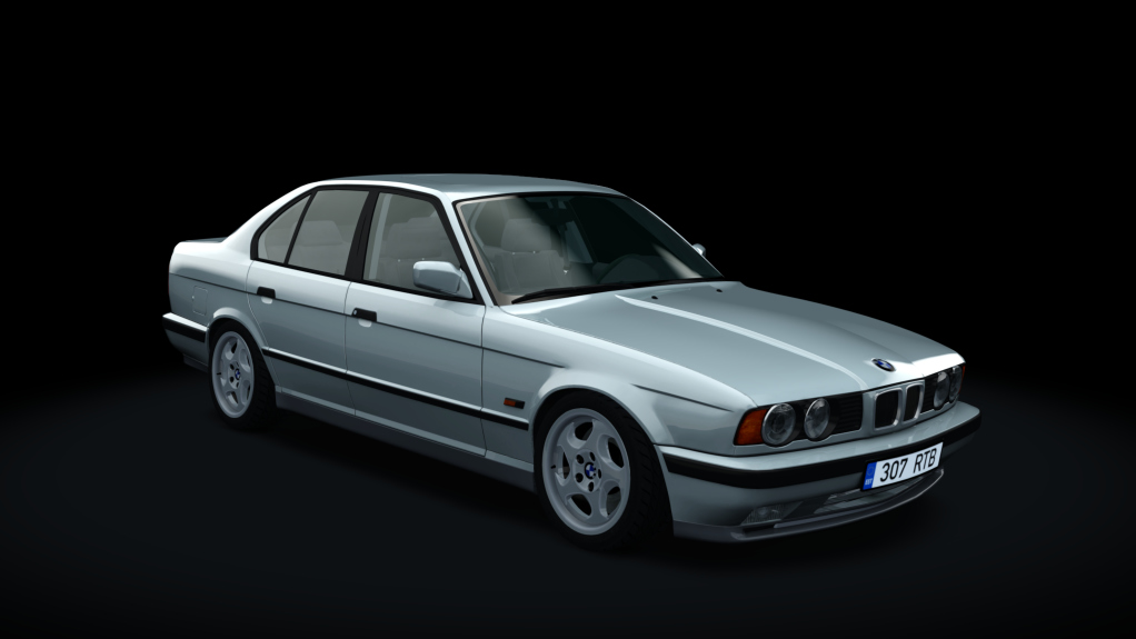 BMW E34 525TDS Drift, skin Aspen_Silver