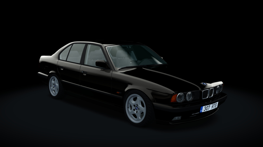 BMW E34 525TDS Drift, skin Cosmos_Black_b