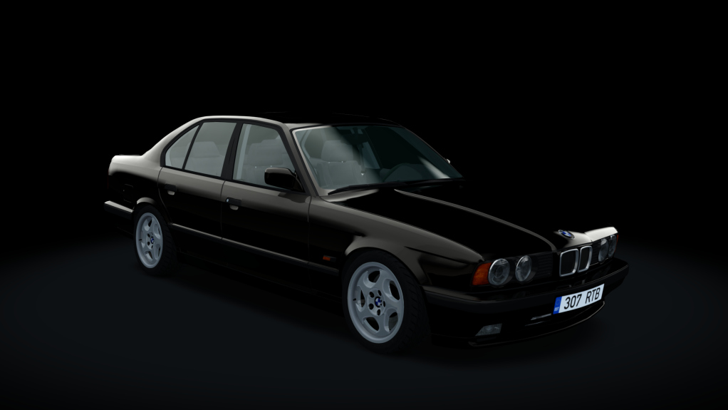 BMW E34 525TDS Drift, skin Cosmos_Black_c