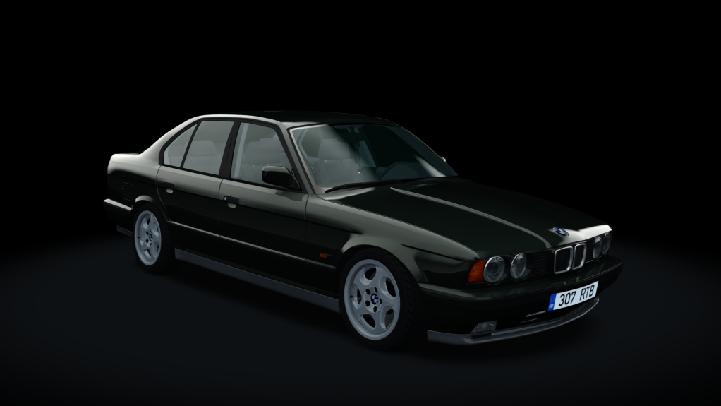 BMW E34 525TDS Drift, skin Diamond_Black