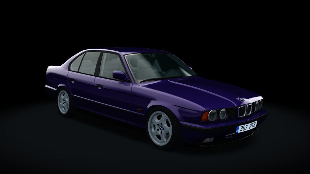 BMW E34 525TDS Drift, skin Mauritius_Blau_b