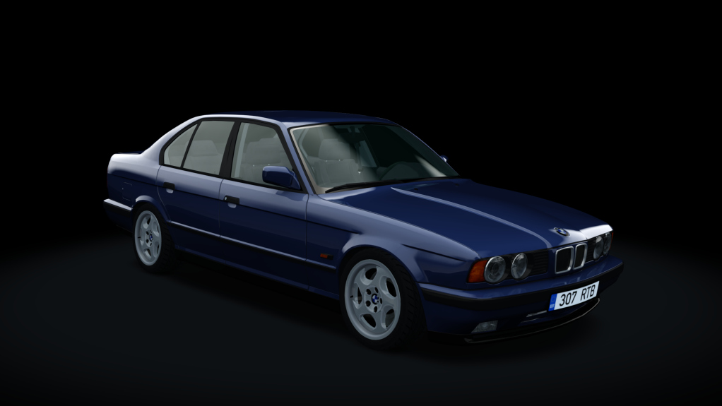 BMW E34 525TDS Drift, skin Montreal_Blau_b