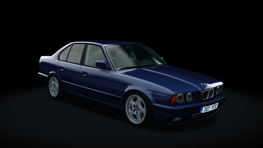 BMW E34 525TDS Drift, skin Montreal_Blau_c