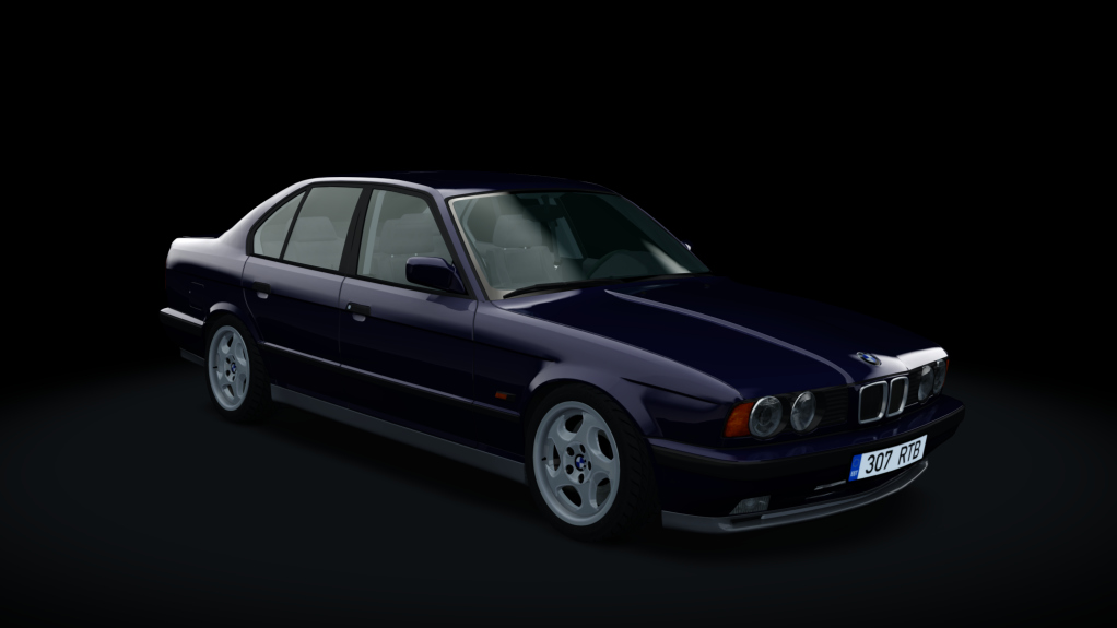 BMW E34 525TDS Drift, skin Orient_Blau