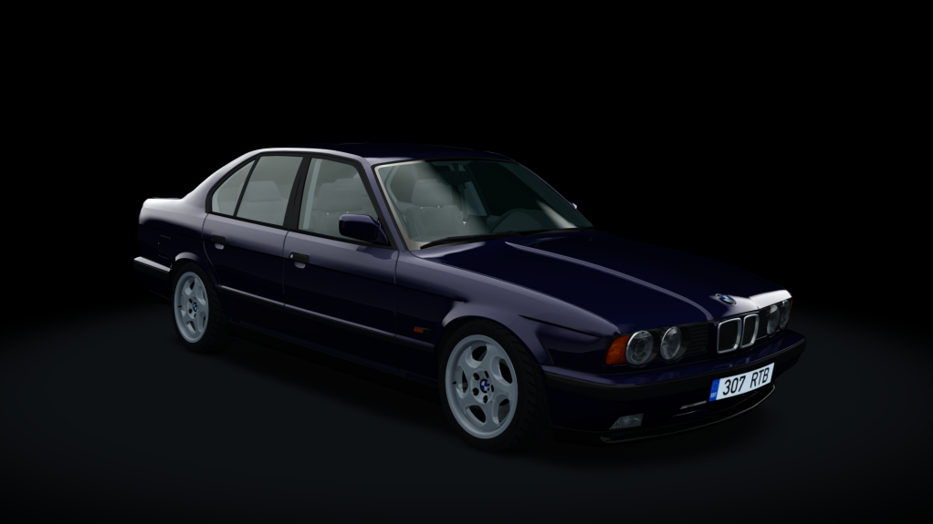 BMW E34 525TDS Drift, skin Orient_Blau_b