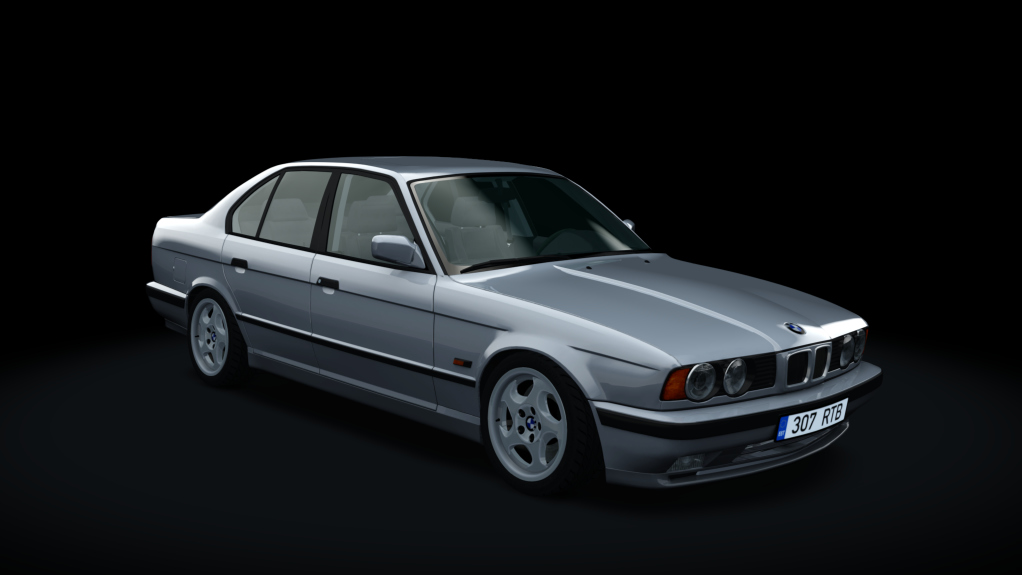 BMW E34 525TDS Drift, skin Silver