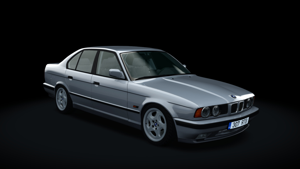 BMW E34 525TDS Drift, skin Silver_c