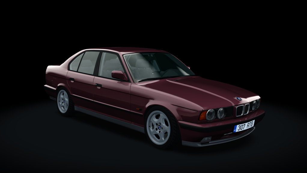 BMW E34 525TDS Drift, skin Titan_Red