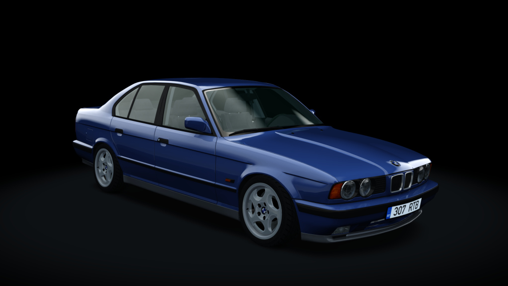 BMW E34 525TDS Drift, skin Tobaqo_Blau