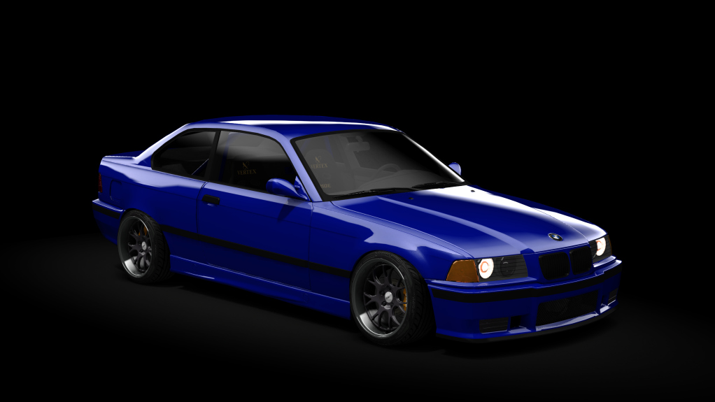 BMW E36 Mau5tang Pack 2.0, skin CSBlue