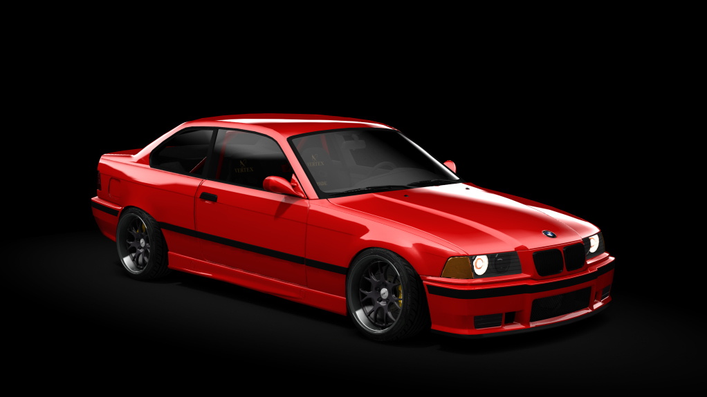 BMW E36 Mau5tang Pack 2.0, skin Classic_Red