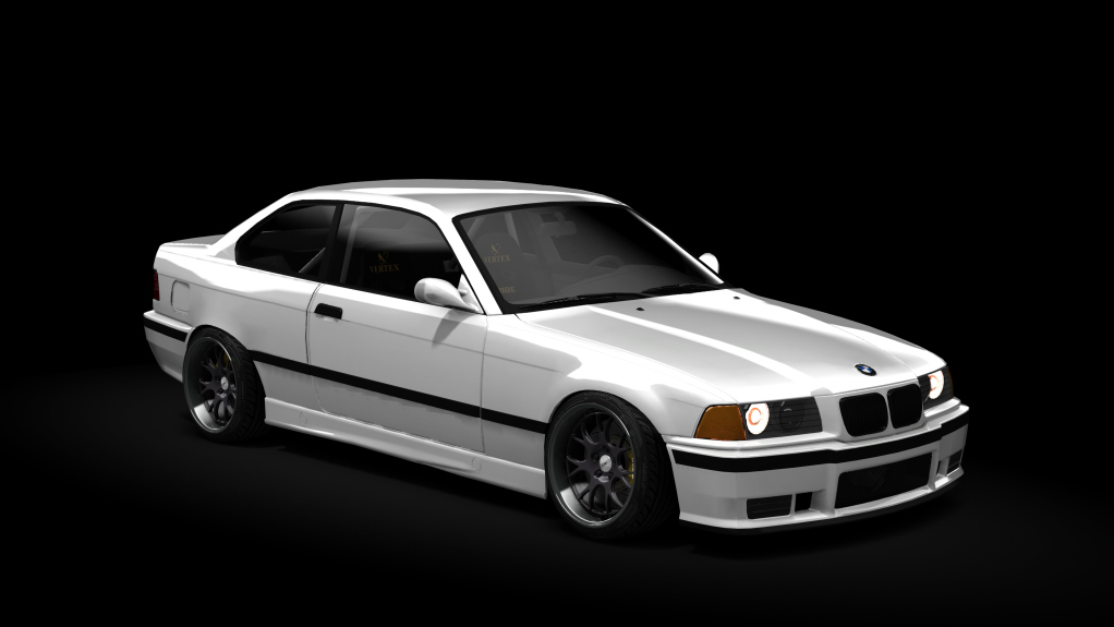 BMW E36 Mau5tang Pack 2.0, skin White