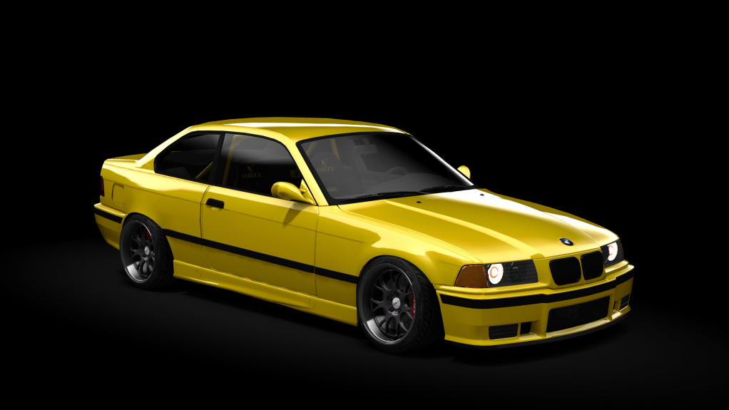 BMW E36 Mau5tang Pack 2.0, skin Yellow