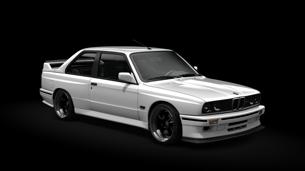 BMW M3 E30 Mau5tang Pack 2.0, skin Blanc