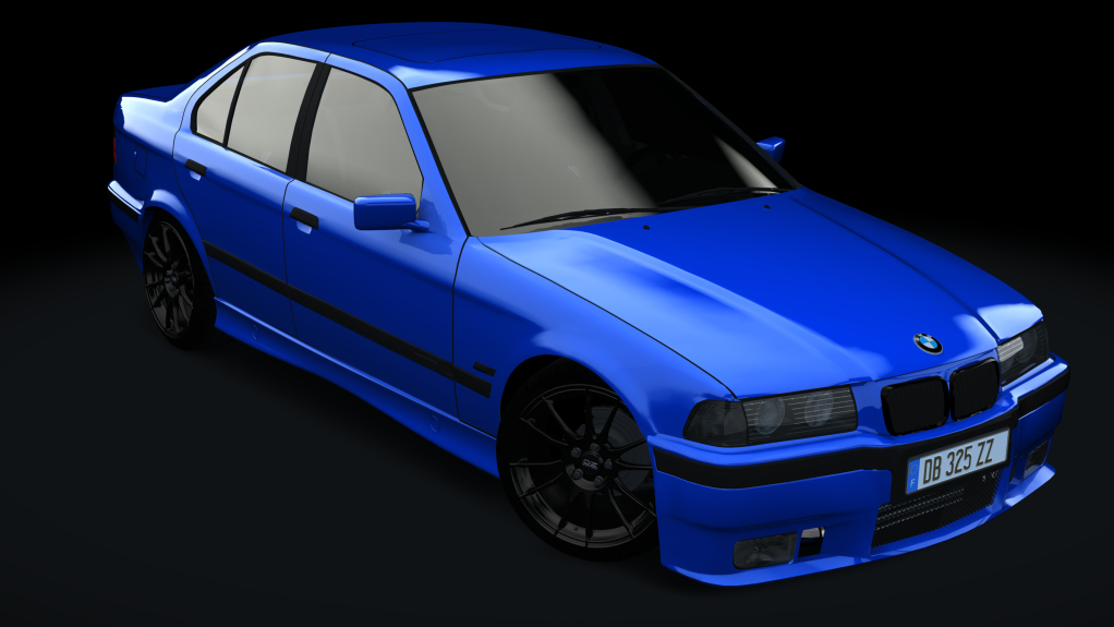 DBZ Low Power - BMW E36 M50B25 Turbo, skin bleu_estoril