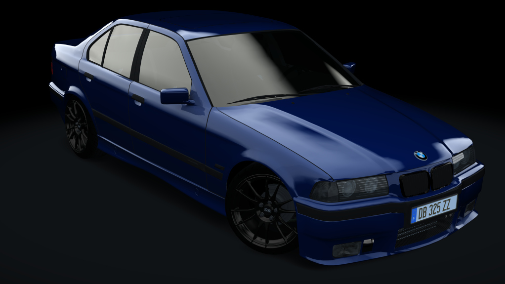 DBZ Low Power - BMW E36 M50B25 Turbo, skin bleu_lagon