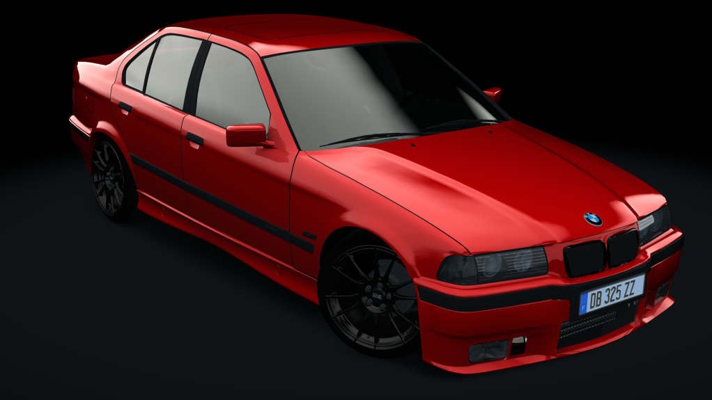 DBZ Low Power - BMW E36 M50B25 Turbo, skin rouge_monaco