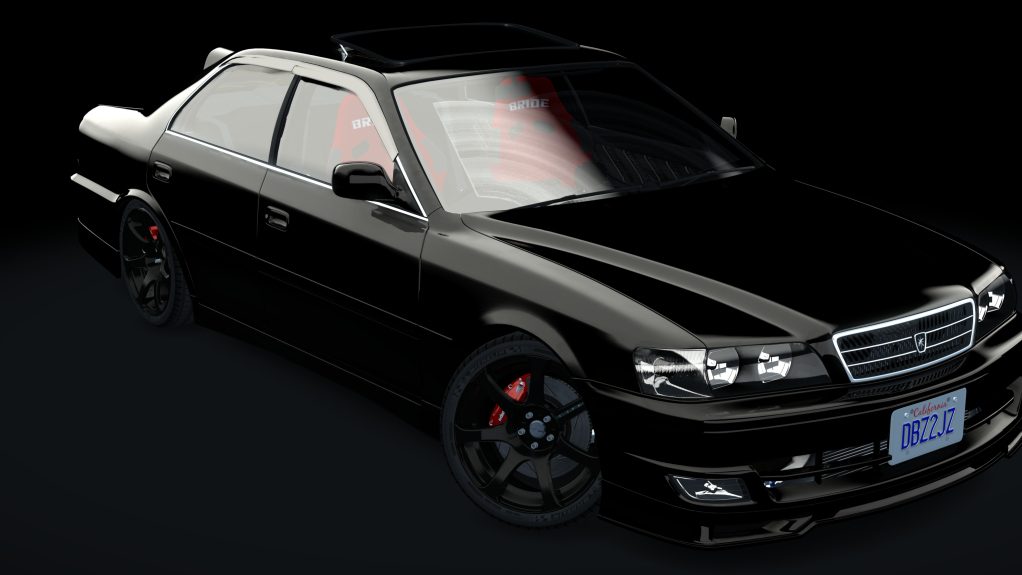 DBZ Low Power - Toyota Chaser JZX100 Tourer V, skin black