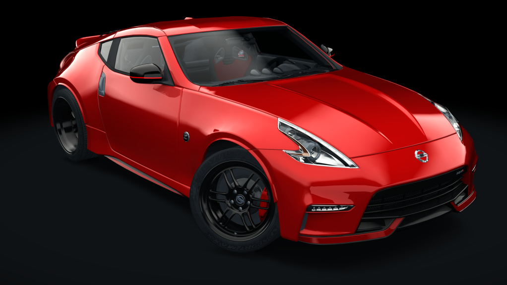 DBZ Low Power Nissan 370z Nismo, skin 02_solid_red_solid