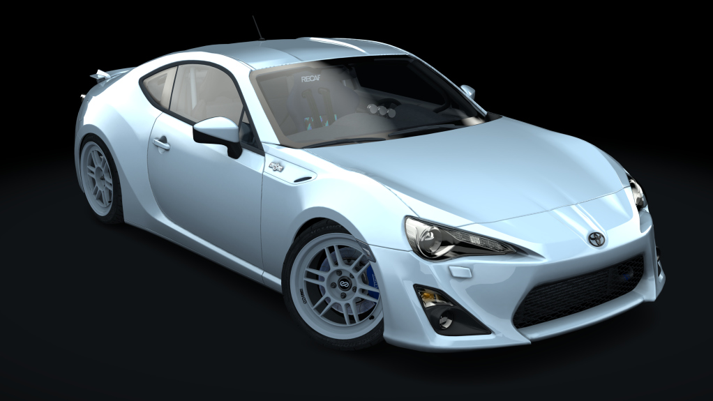 DBZ Low Power Toyota GT86, skin 12_itsdraik_WK0_Pearl_White