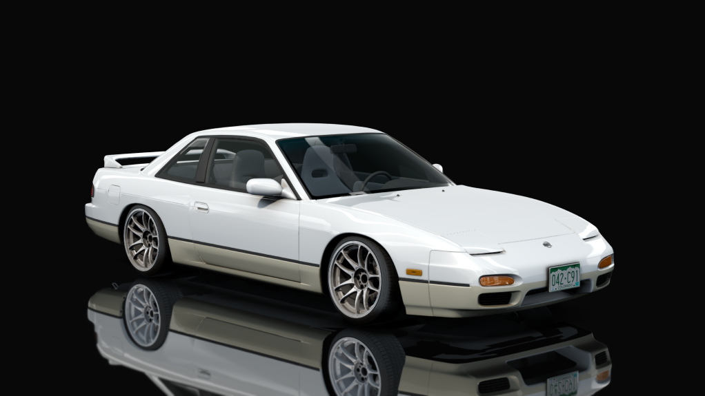 DWG Nissan 240sx Coupe alldrift lowhp, skin Two_Tone_White