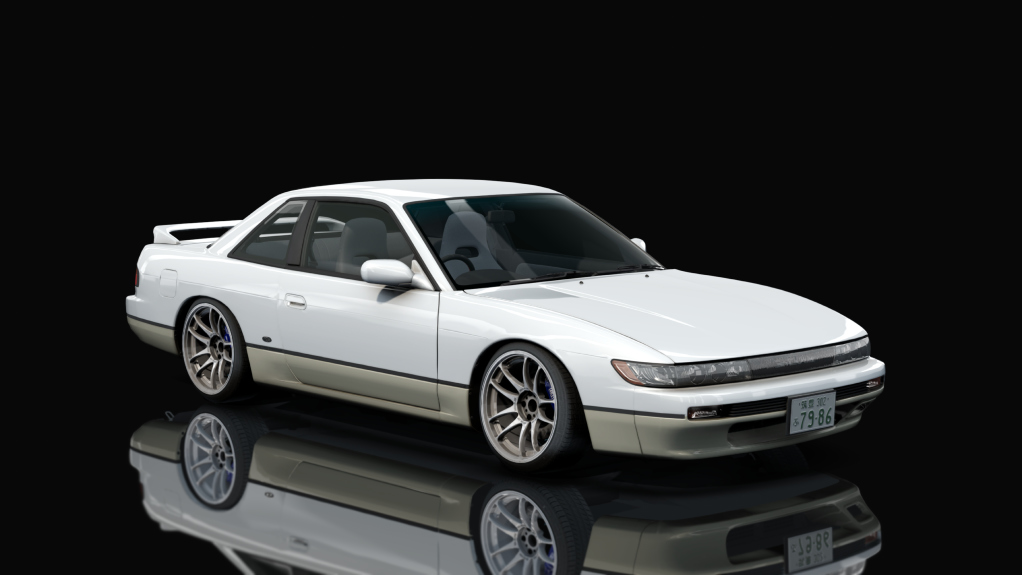 DWG Nissan Silvia PS13 alldrift lowhp, skin Two_Tone_White