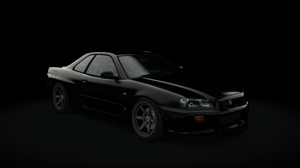 Nissan Skyline R34 DW-Spec event japan origin, skin 03_black_pearl