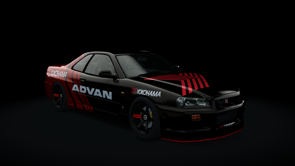 Nissan Skyline R34 DW-Spec event japan origin, skin dw_advan