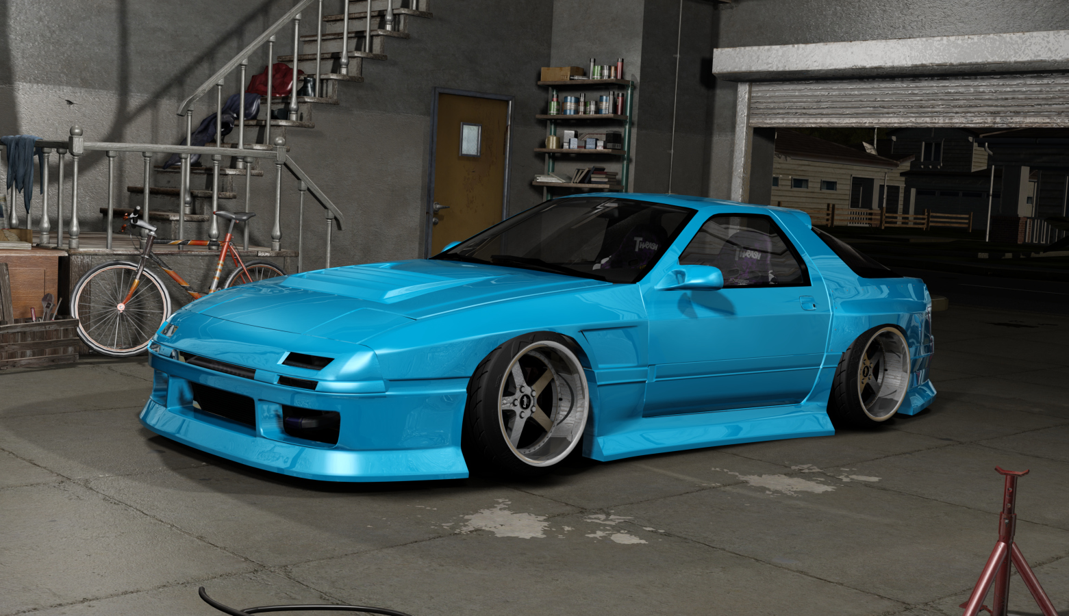 DWG Mazda Rx7 FC3S, skin blue