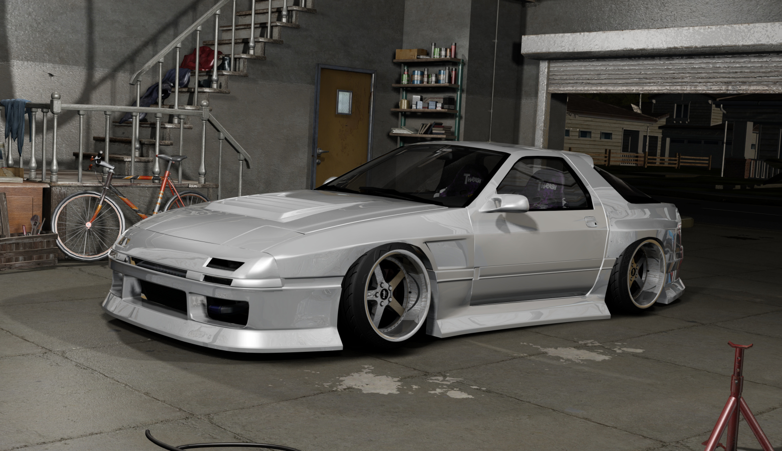 DWG Mazda Rx7 FC3S, skin silver